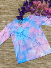 Tie Dye T-Shirt Long Sleeves Unicorn Pink/Blue Baby sizes 00000-1