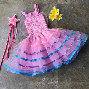 Unicorn Tulle Fairy Dress With Wings