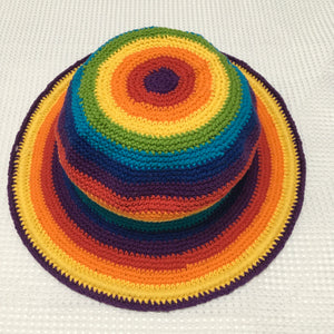Crochet Rainbow Hats X Large