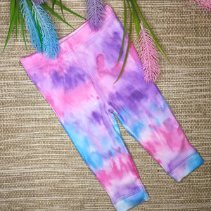 Tie Dyed Leggings Unicorn Pink/Blue/Purple size 0000-6 years