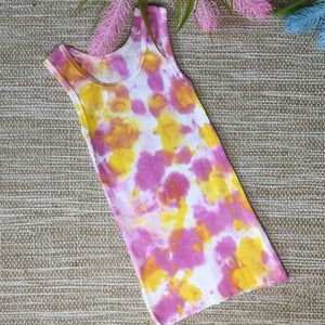 Tie Dye Singlet Pink/Yellow size 000-2 years