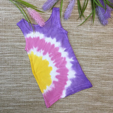 Tie Dye Singlet Purple/Pink/Yellow size 00-6 years