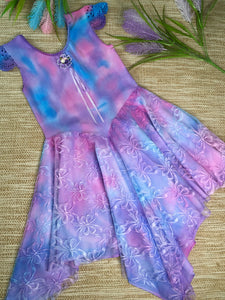 Tie Dye Fairy Dress Unicorn Girls size 2-12 years
