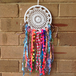 Dreamcatcher Boho Crochet Colorful 16cm