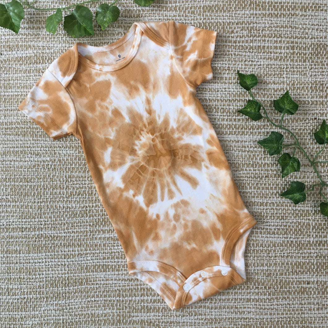 Tie Dye Baby Romper 0000-1 *Honeycomb, Matcha and Terracotta*