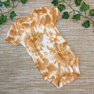 Tie Dye Baby Romper 0000-1 *Honeycomb, Matcha and Terracotta*
