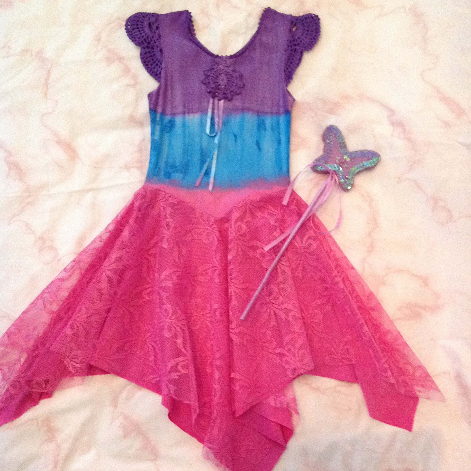 Unicorn Fairy Dress *PURPLE SKY* Top – Rainbow Princess Au