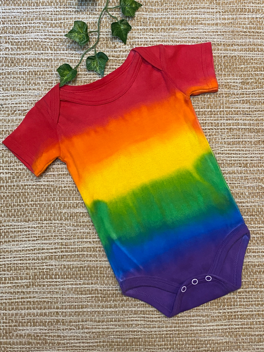 Rainbow Tie Dye Baby Bodysuit Onepiece